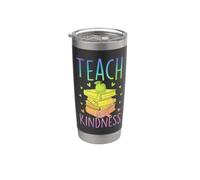 Teach Kindness Compassionate Teacher Stainless Steel Insulated Tumbler