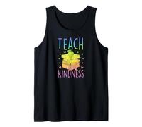 Teach Kindness Compassionate Teacher Tank Top