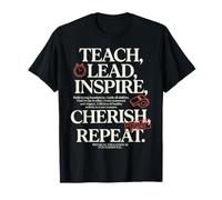 Teach, Lead, Inspire, Cherish Repeat Gym Class Heroes T-Shirt
