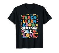 Teach Learn Grow Spreading, Social Emotional Learning SEL T-Shirt