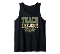 Teach Like Jesus Christian Teacher Faith Bible Tank Top