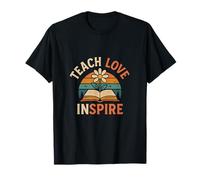 Teach Love Inspire Retro Classroom Art T-Shirt