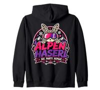 Teach Love Inspire Teacher Quote Graphic Retro School Theme Zip Hoodie