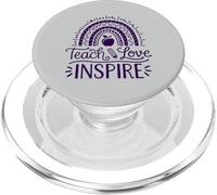 Teach Love Intervention Teacher Support Educators PopSockets PopGrip for MagSafe