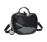 [TEACH] Lovely itabag Fruit Shape Crossbody Bag Sweet Backpack Preppy Style Shoulder Bag PU Leather Messenger School PU Leather Backpack Itabag Preppy Style Shoulder Lovely Crossbody, Black