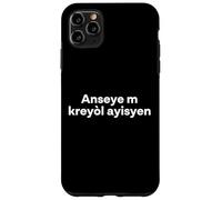"Teach me Haitian Creole." Funny Language Word Case for iPhone 11 Pro Max
