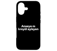 "Teach me Haitian Creole." Funny Language Word Case for iPhone 17