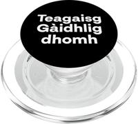 "Teach me Scottish Gaelic." Funny Language Word PopSockets PopGrip for MagSafe
