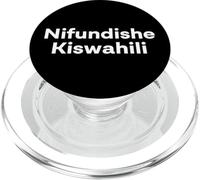 "Teach me Swahili." Funny Swahili Word PopSockets PopGrip for MagSafe