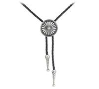 [TEACH] Men's Bolo Tie Neck Tie Faux Leather Braided Rope Necklace