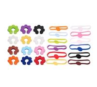 [TEACH] Practical silicone glass identifiers silicone drink decoration, decoration to easily distinguish drinks at any event or gathering, a