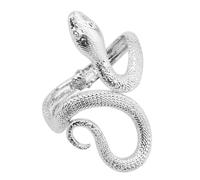 [TEACH] Retro Snake Shaped Open Cuff Bracelet Adjustable Wristband for Men and Women Punk Jewelry Party Wear