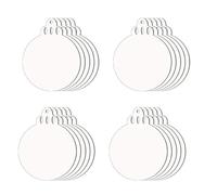 [TEACH] Set of 20 Heat Transfer Acrylic Ornaments Christmas Decoration Double Sided Craft Pendant Creative Sublimation Project