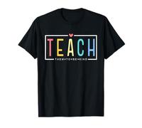 Teach Them to Be Kind Happy First Day of School Teacher Life T-Shirt