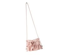 [Teach ] Women's PU Leather Crossbody Bag Simple Shoulder Bag Korean Style Sling Pleated Bucket Everyday Women Korean Style Shoulder Pleated Crossbody PU Leather Bucket, c