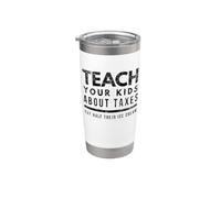 Teach Your Kids About Taxes Eat Half Their Ice Cream Stainless Steel Insulated Tumbler