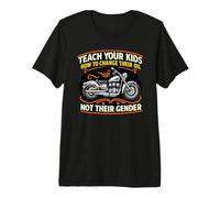 Teach Your Kids How to Change Their Oil Motorcycle Premium T-Shirt