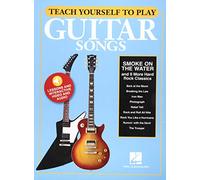 Teach Yourself To Play Guitar Songs: Smoke On The Water And 9 More Hard Rock Classics (Book/Online Media) (Includes Online Access Code)
