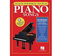 Teach Yourself To Play Piano Songs: Bohemian Rhapsody And 9 More Rock Classics (Book/Online Media) (Includes Online Access Code)
