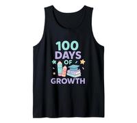 Teacher and Student 100 Days Growth Theme Tank Top