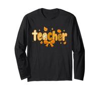 Teacher Appreciation Autumn Style Cute Design Idea Long Sleeve T-Shirt