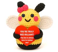 Teacher Appreciation Gifts Thank You Birthday Gifts for Women Best Friend Coworker Employee Nurse Educator Mentor Retirement Gift for Woman Men Christmas Ideas Mini Crochet Bee Decor