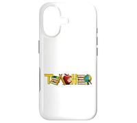 Teacher Appreciation Illustrative Alphabet Art Pencil Books Case for iPhone 17