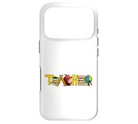 Teacher Appreciation Illustrative Alphabet Art Pencil Books Case for iPhone 17 Pro