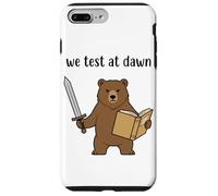 Teacher Bear We Test At Dawn Test Day Coordinator Final Exam Case for iPhone 7 Plus/8 Plus