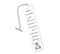 Teacher Bookmark Gifts Teacher Gifts for Women Thank You Teacher Gifts First Day at School Gifts Best Teacher Gifts for Men Teaching Assistant Gift Thankyou Male Teacher Gift Nursery Teacher Gifts