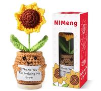 Teacher Christmas Gifts Appreciation Mom Thank You For Helping Me Grow Positive Crochet Sunflower Christmas Graduation Thanksgiving Easter Gifts For Women Teachers Mother Mentor Coworker Boss