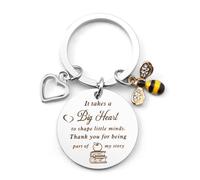 Teacher Christmas Gifts, Teacher Gifts for Women, Thank You Teacher Gifts, Best Teacher Gifts, Teacher Keyring, Gift for Teacher End Of The Year, Teacher Leaving Gifts, Teacher Retirement Gifts