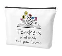 Teacher Christmas Gifts,Teacher Gifts for Women Thank You Teacher Gifts Nursery Teacher Thank You Gift for Teachers Cosmetic Bags Best Teacher Gift Teaching Assistant Presents,Christmas Presents