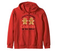 Teacher Christmas I Teach The Smartest Cookies In The Patch Zip Hoodie