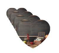 teacher classroom chalkboard Car Air Fresheners Cards Set of 4 Pieces Hanging Scented Cards for Wardrobe Bathroom Car Aromatherapy Tablets Rearview Mirror Pendant Car Fresheners Long Lasting