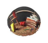 teacher classroom chalkboard Shower Cap for Women Men Large Reusable Shower Bonnet Double-Layer Waterproof Bath Caps Elastic Band Hair Hat for All Hairstyles, Travel-Friendly