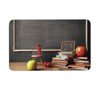 Teacher Classroom Chalkboard Stone Bath Mats Teacher Classroom Chalkboard Diatomaceous Earth Bath Mat Super Absorbent Bathroom Floor Mat Quick Drying Shower Mat for Shower Bathtub Bathroom Accessory