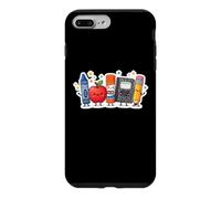 Teacher Crayon Apple Pencil Cute Back to School Case for iPhone 7 Plus/8 Plus