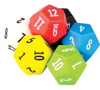 Teacher Created Resources - 12 Sided Dice 6 Pack