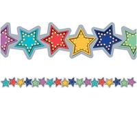 Teacher Created Resources (3495) Marquee Stars Die-Cut Border Trim