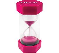 Teacher Created Resources 4 MInute Sand Timer, Large (20700), Hot Pink