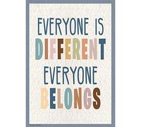 Teacher Created Resources Everyone is Different, Everyone Belongs Positive Poster