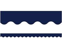 Teacher Created Resources Navy Scalloped Border Trim (5861)