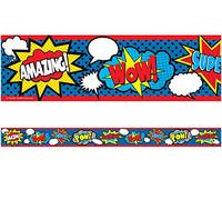 Teacher Created Resources Superhero Straight Border Trim (5586)