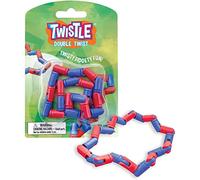 Teacher Created Resources Twistle Double Twist Fidget Sensory Toy - Red and Blue