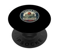 Teacher Dad Education School Teaching Mentor Father's Day PopSockets Adhesive PopGrip