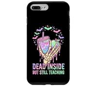 Teacher Dead Inside But Still Teaching Skeleton Pastel Goth Case for iPhone 7 Plus/8 Plus
