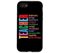 Teacher Dedicated Loving Motivated Creative Case for iPhone SE (2020) / 7 / 8