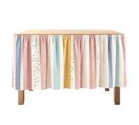 Teacher Desk Skirt 75 x 180cm Colorful Table Cloth Party Decor