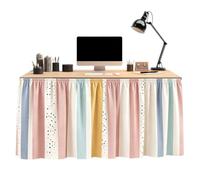 Teacher Desk Skirt 75x180cm Colorful Back to School Table Cloth